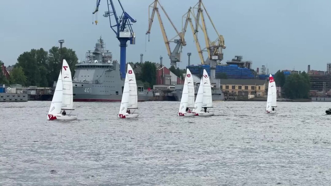 Парусная регата в Санкт Петербурге август 2019