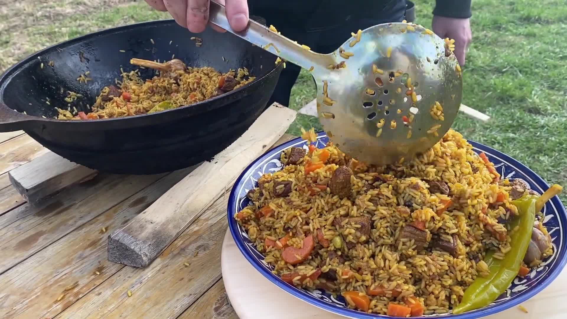 Плов в казане рецепт сталика