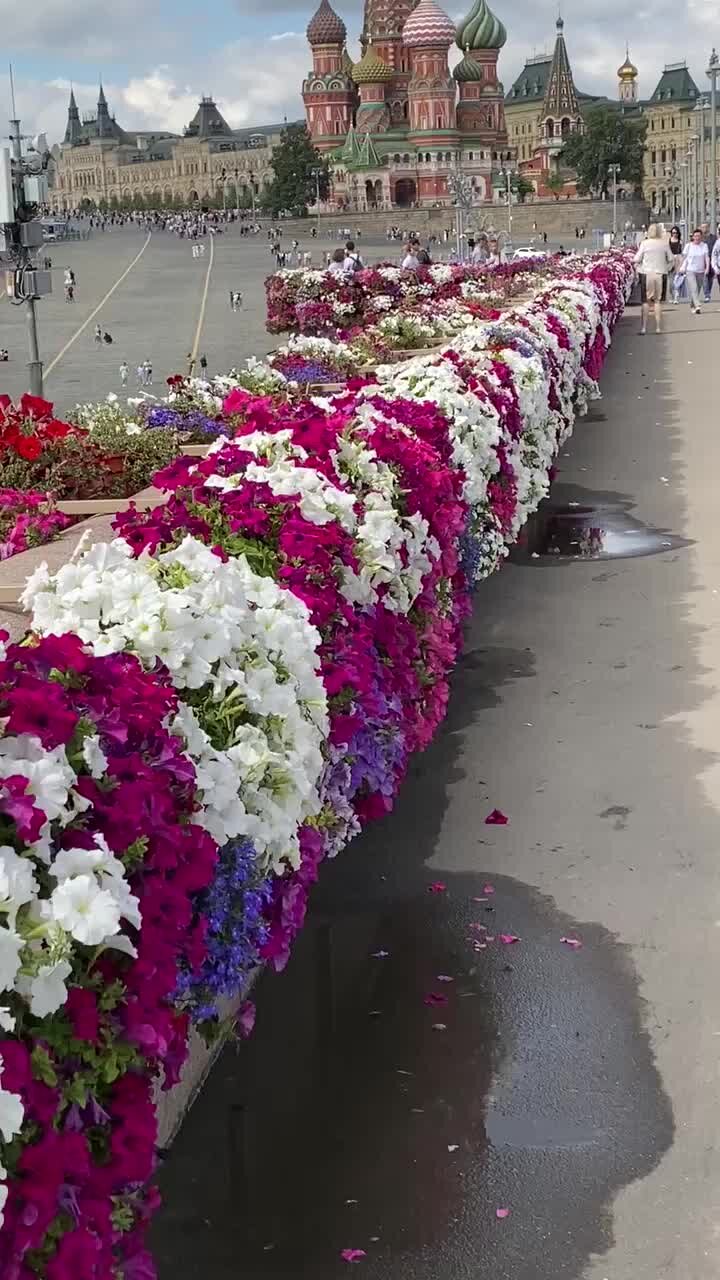 Москва украшена флагами. Мосты украшенные цветами москва. Мосты украшенные цветами москва. Мост украшенный цветами. Мосты украшенные цветами москва.