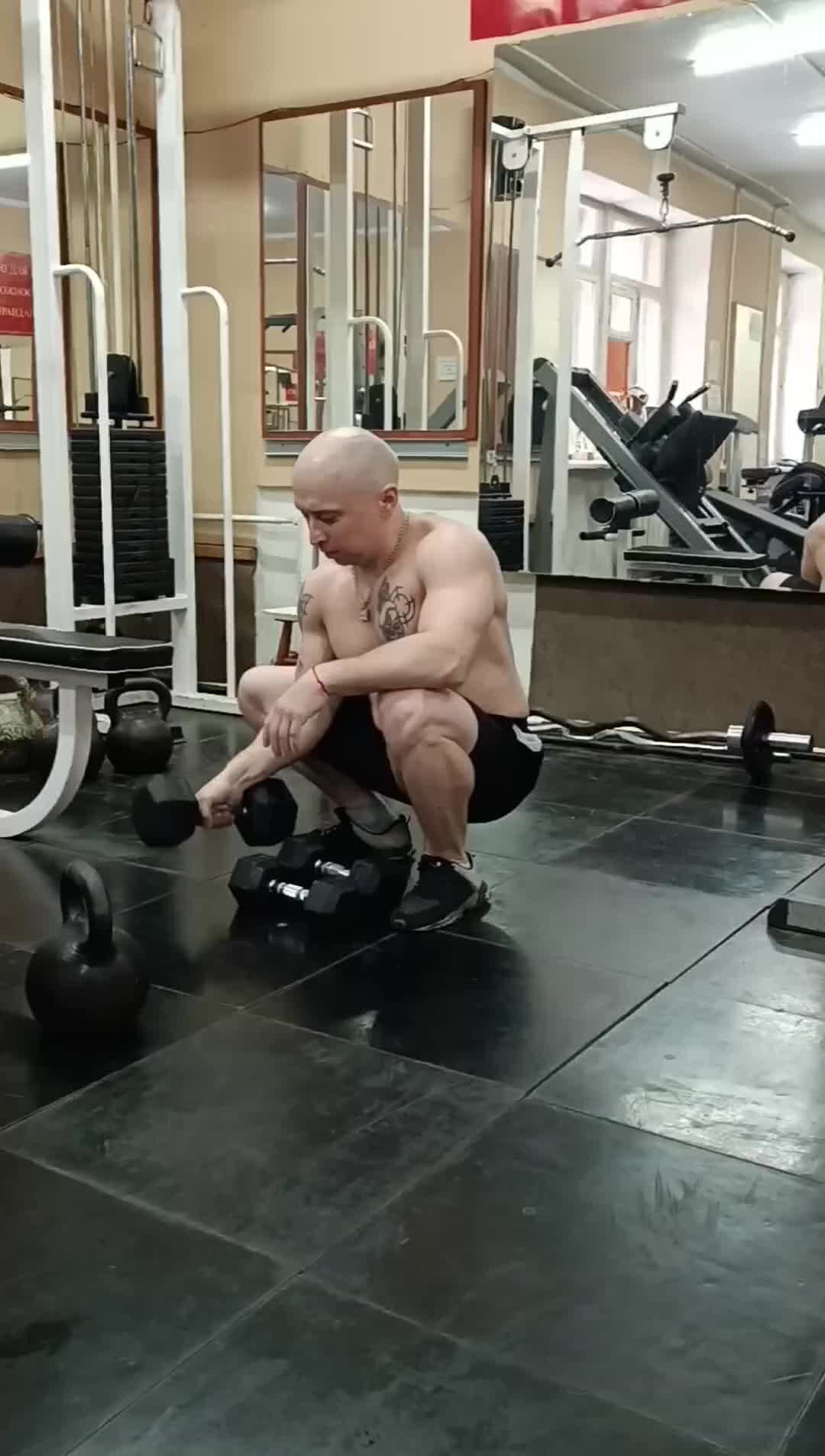 Тренировка с одной гирей