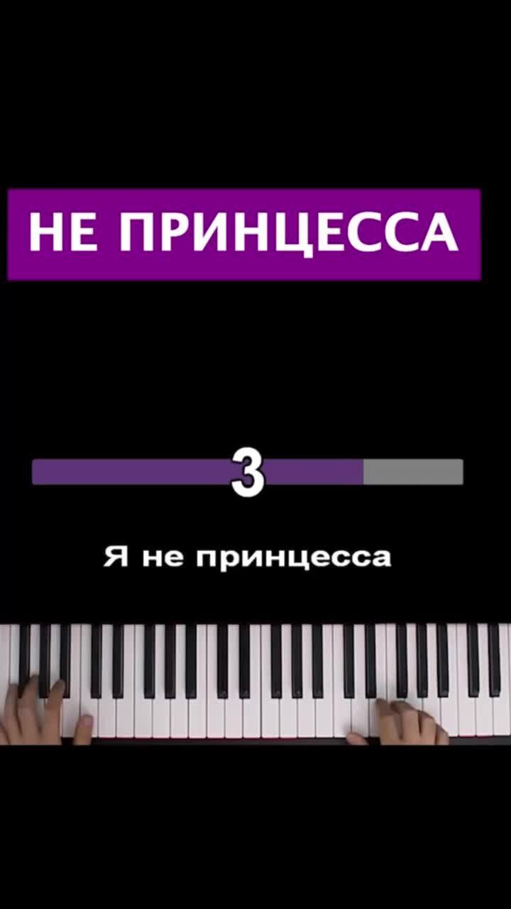 МногоНотка Караоке | Я не принцесса #караоке #пианино #многонотка  #пианокараоке #pianokaraoke #мирослава #янепринцесса #непринцесса | Дзен