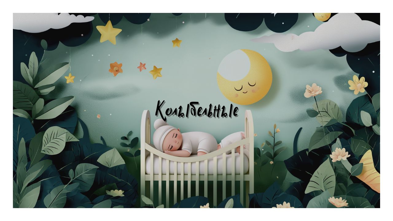 Колыбельные дети спят
