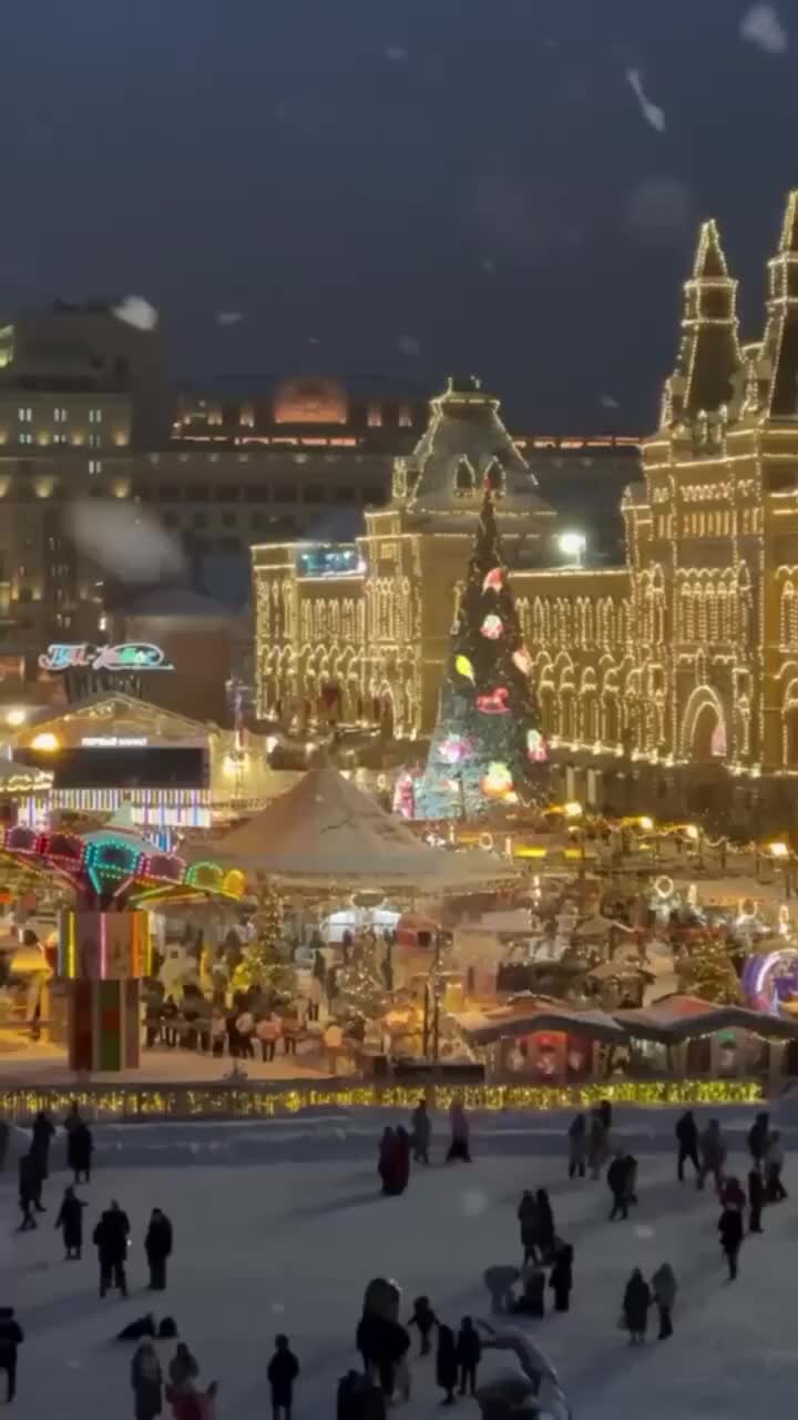 Красивая москва зимой