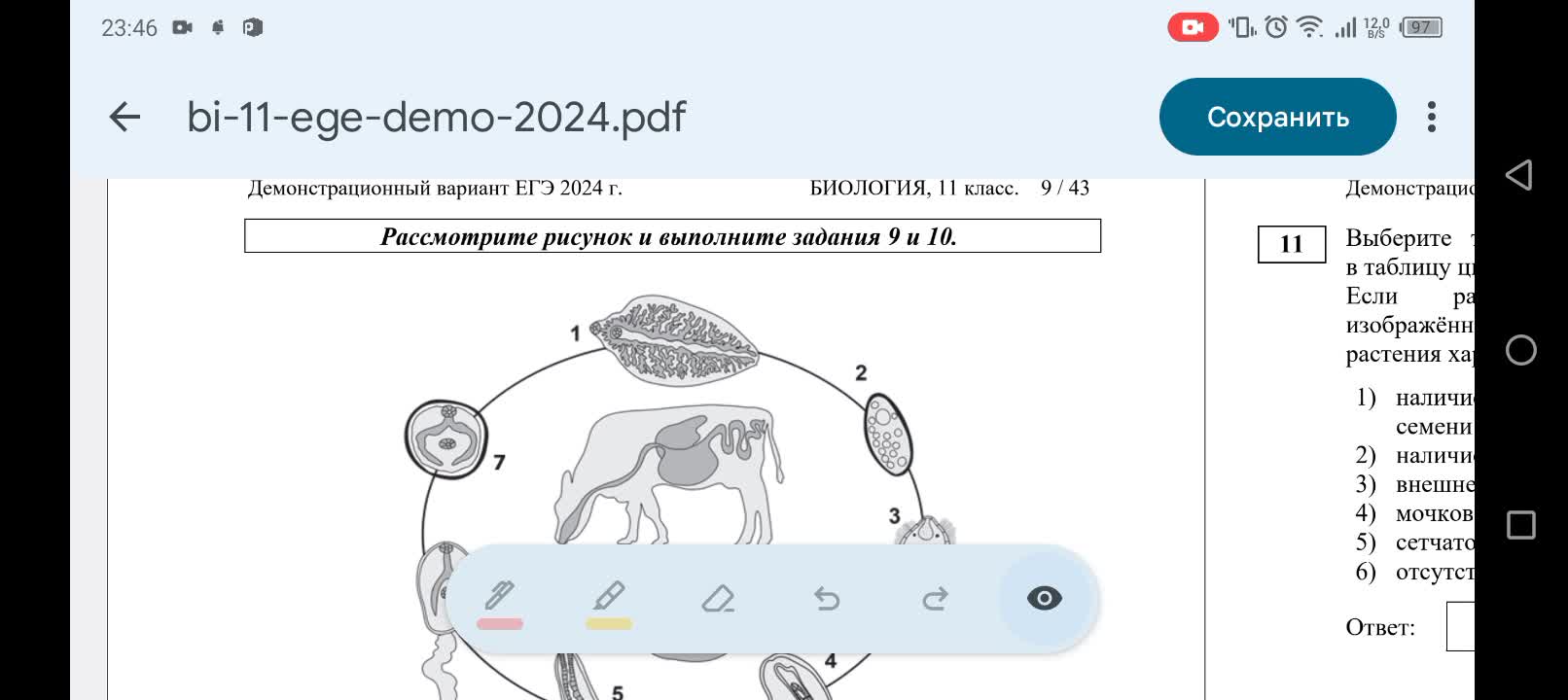 Решу егэ по биологии 9 класс 2024