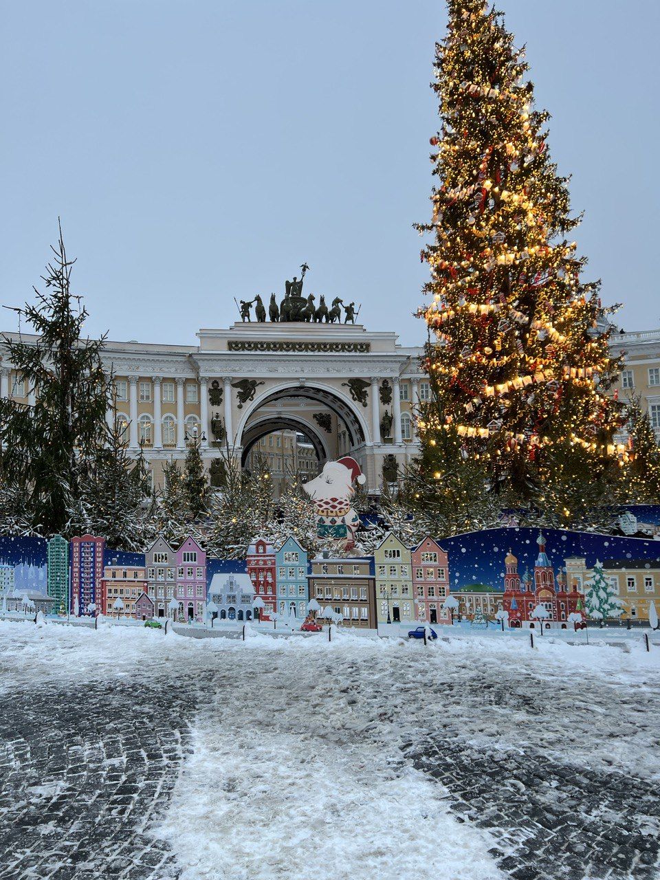 Новогодний сад эрмитаж