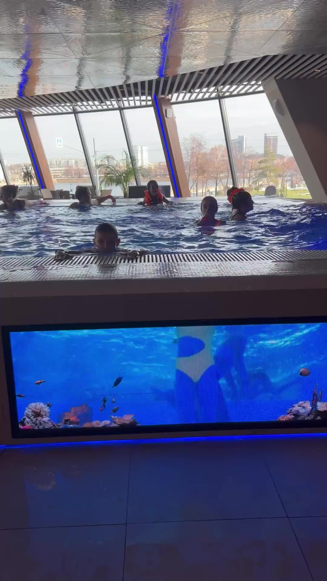 Мысли вслух… | В бассейне, за стеклом) | Дзен