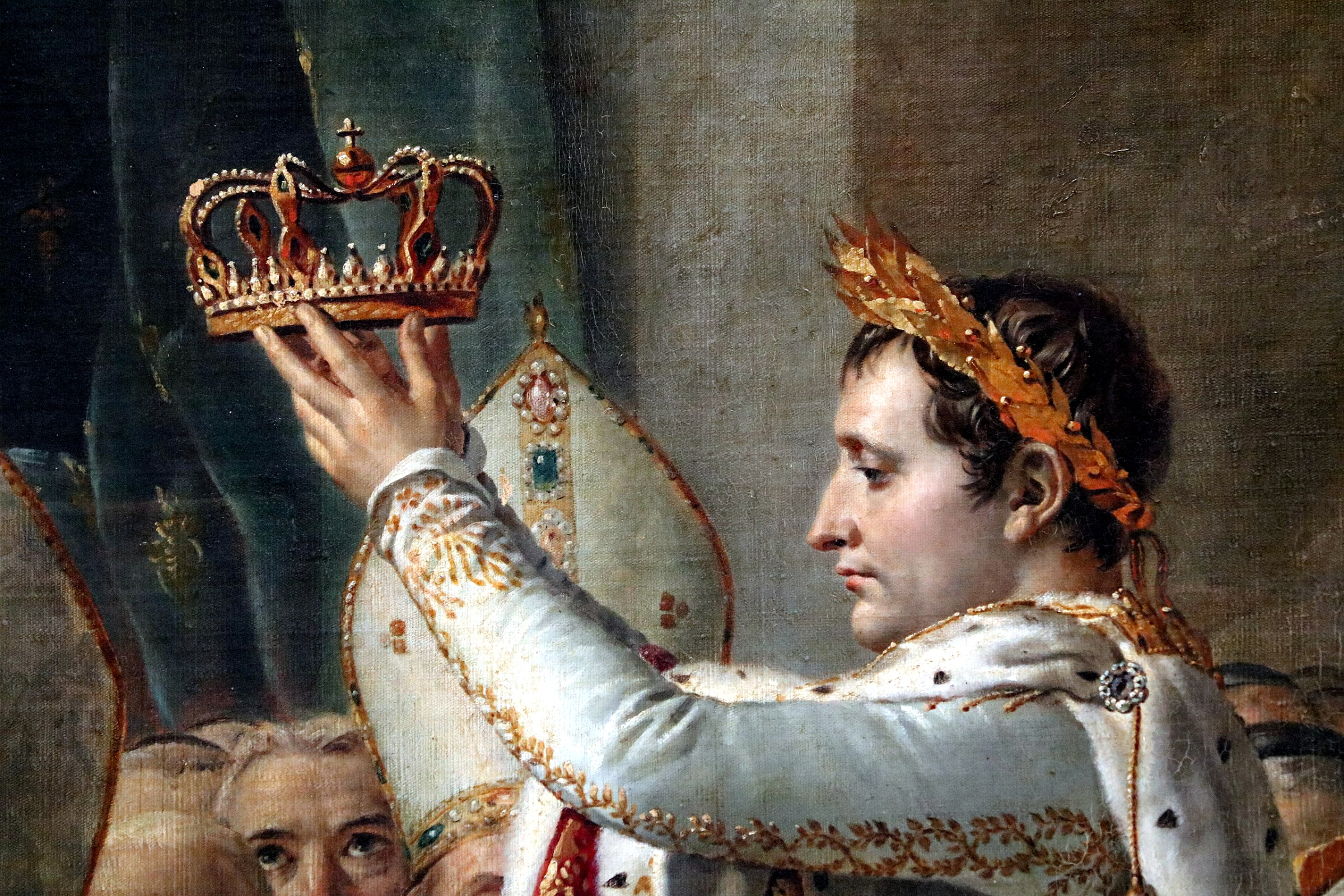 Провозглашение наполеона бонапарта императором. Жак Луи Давид коронация Наполеона. Коронация Наполеона Бонапарта. Жак Луи давидеоронация Наполеона. Коронация Наполеона 1804.