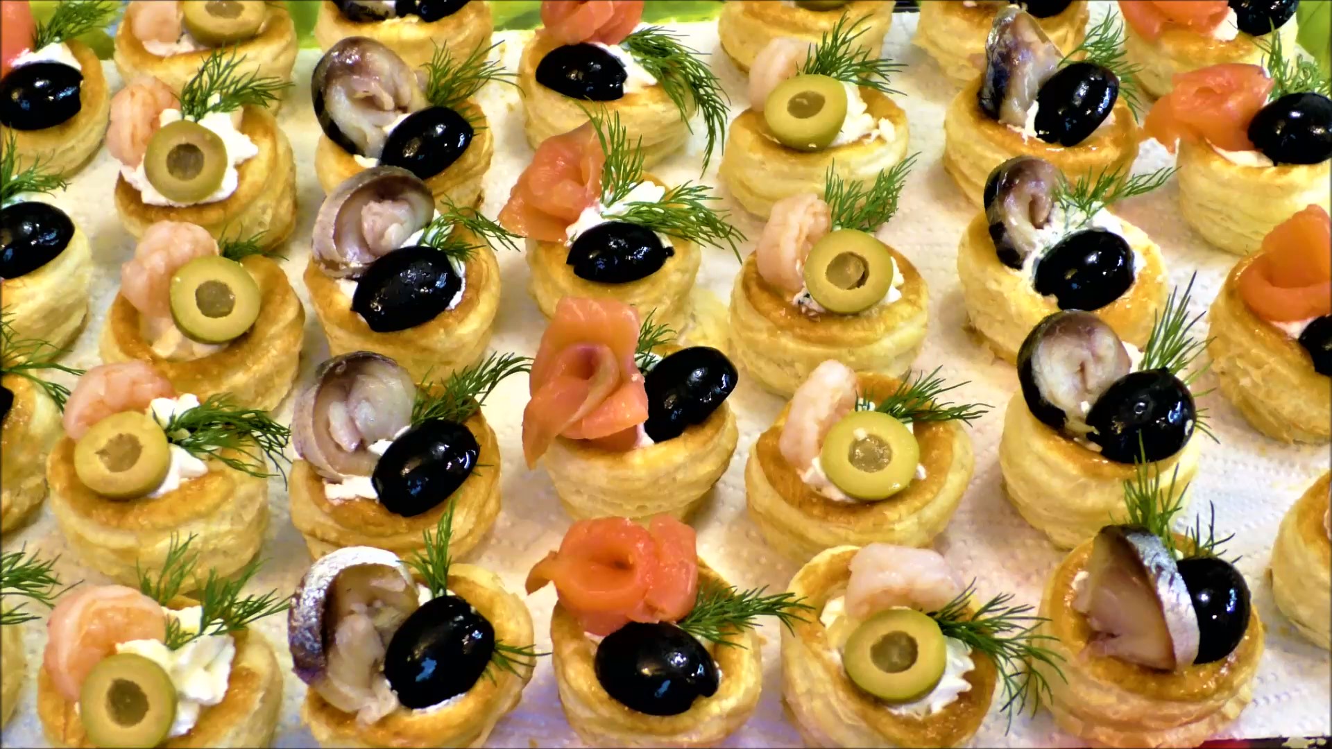 Праздничные закуски на стол