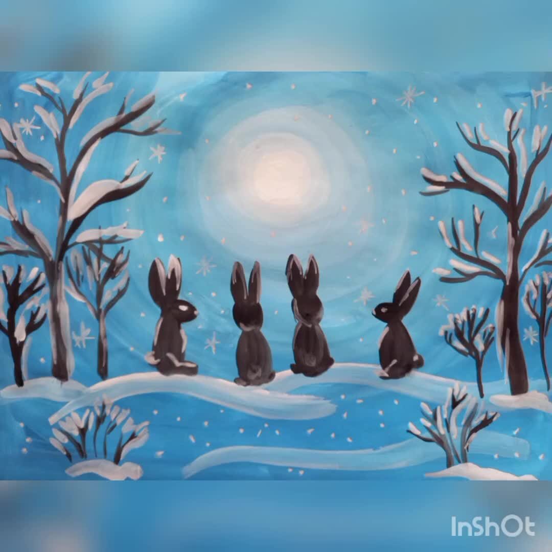 Рисуем гуашью с детьми