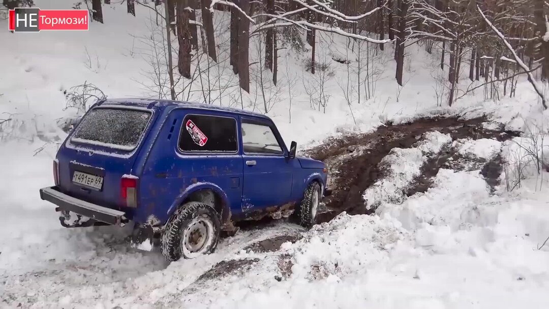 Нива и УАЗ на бездорожье