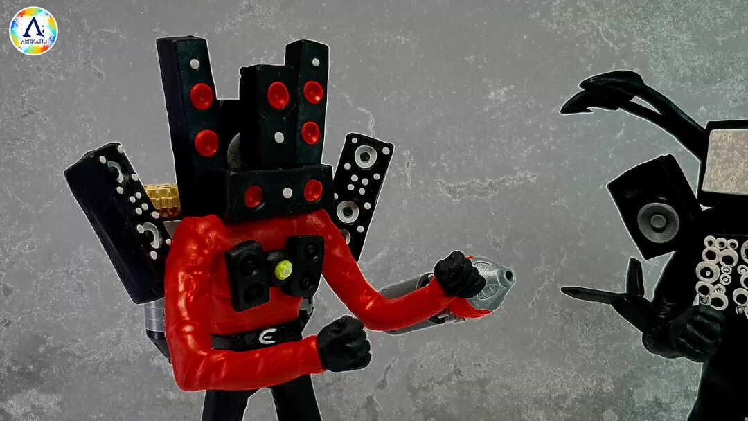 видео лепка тв мен титан