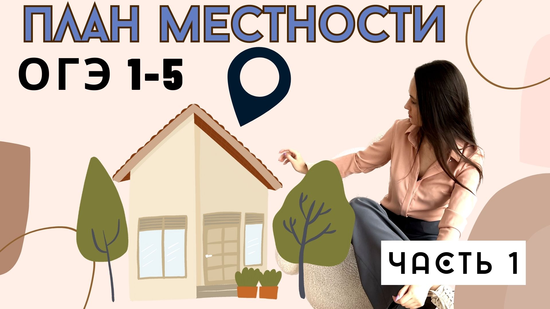 План местности огэ математика деревни