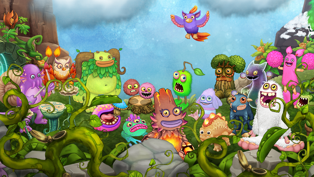 Все монстр подряд. Игра my singing Monsters. Эпический вужас my singing Monsters. Монстры из игры my singing Monsters. Редкий вужас my singing Monsters.