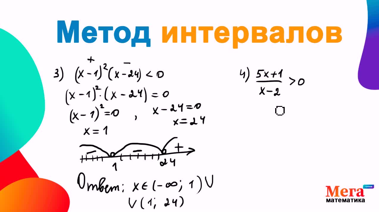 Метод интервалов 9