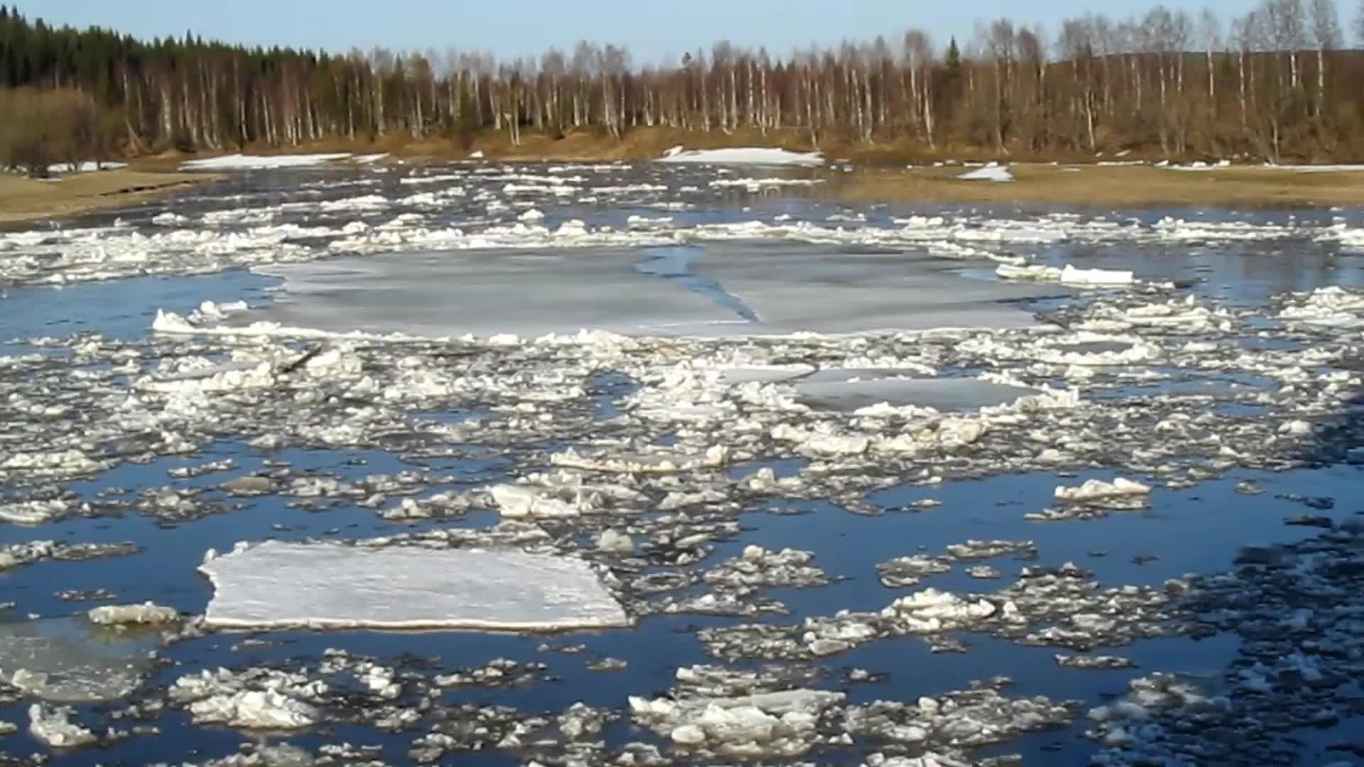 лед тронулся на реке