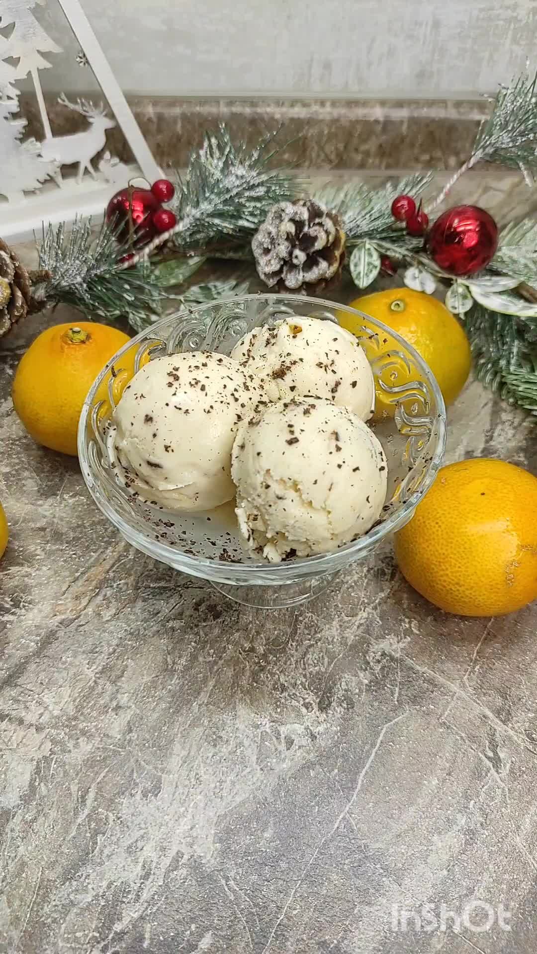 Мандариновое мороженое