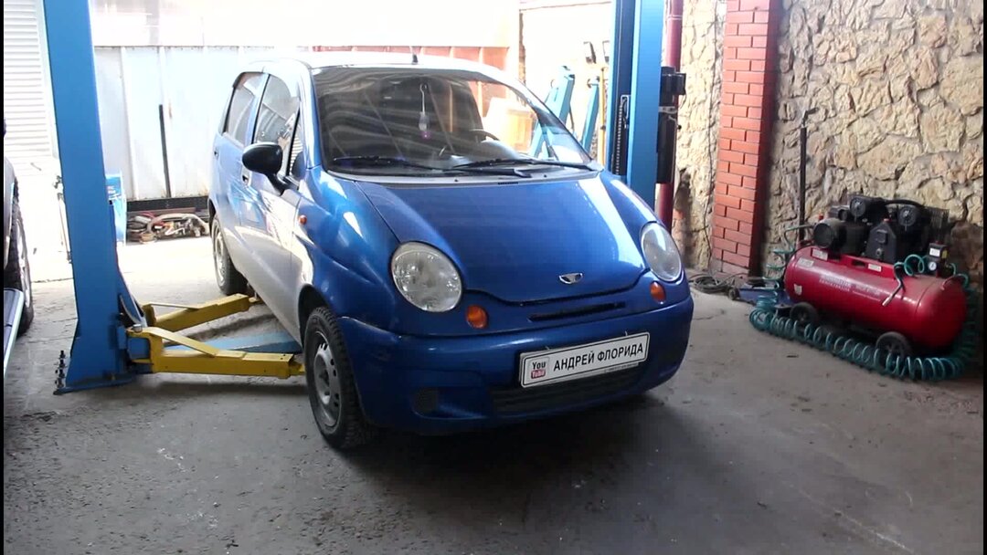 Замена подшипников ступицы заднего колеса. - Daewoo Matiz (M100, M150), 0,8 л, 2