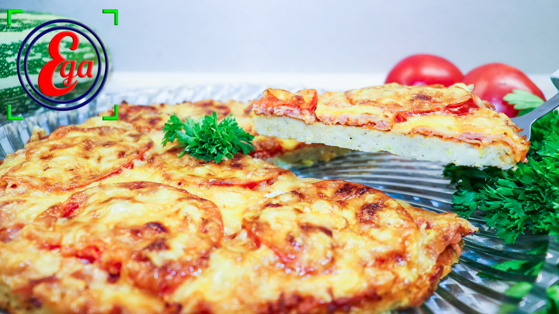 пицца из кабачков в духовке с помидорами колбасой и сыром рецепты фото 20