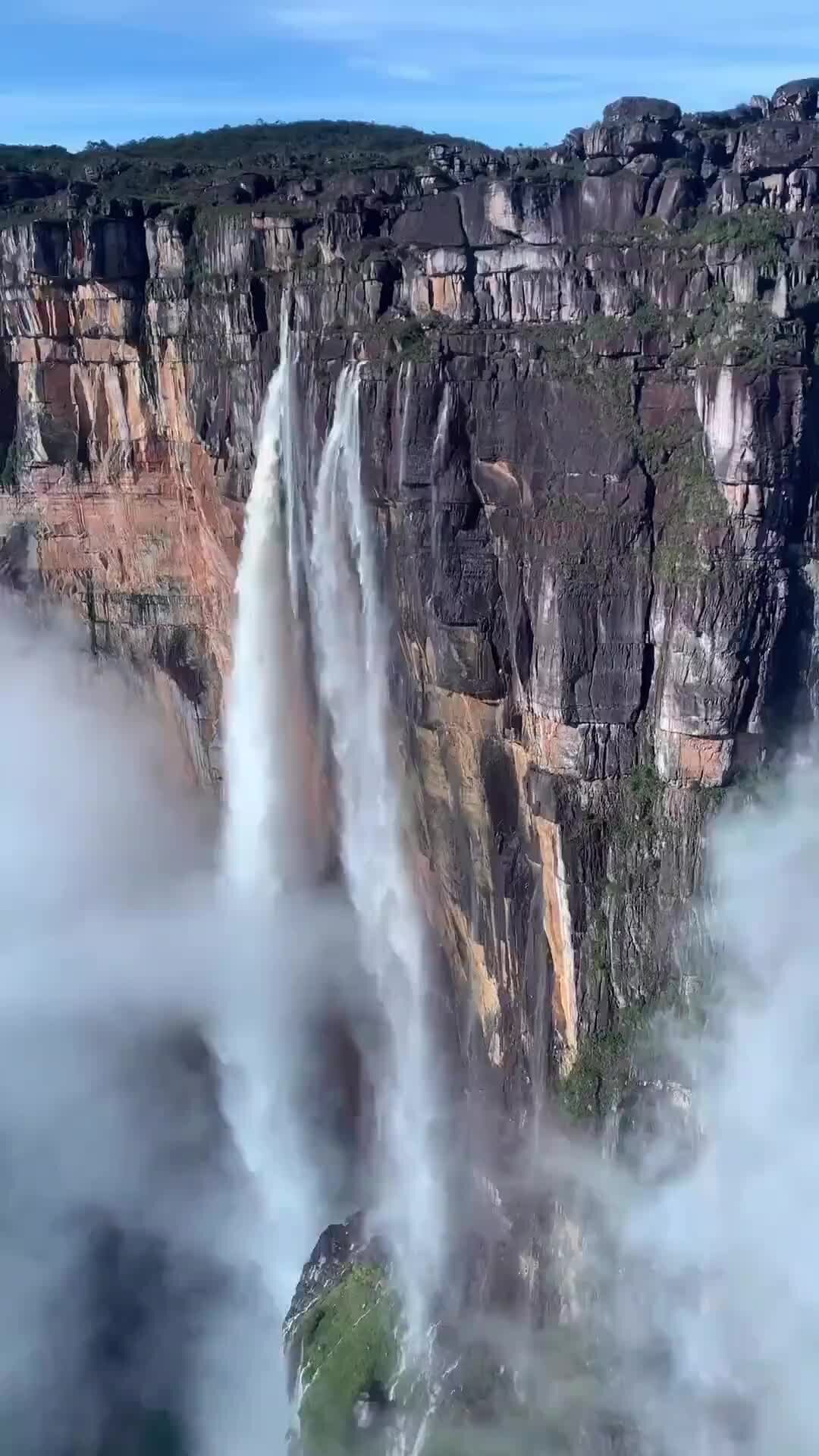 Фотошторы водопад Анхель