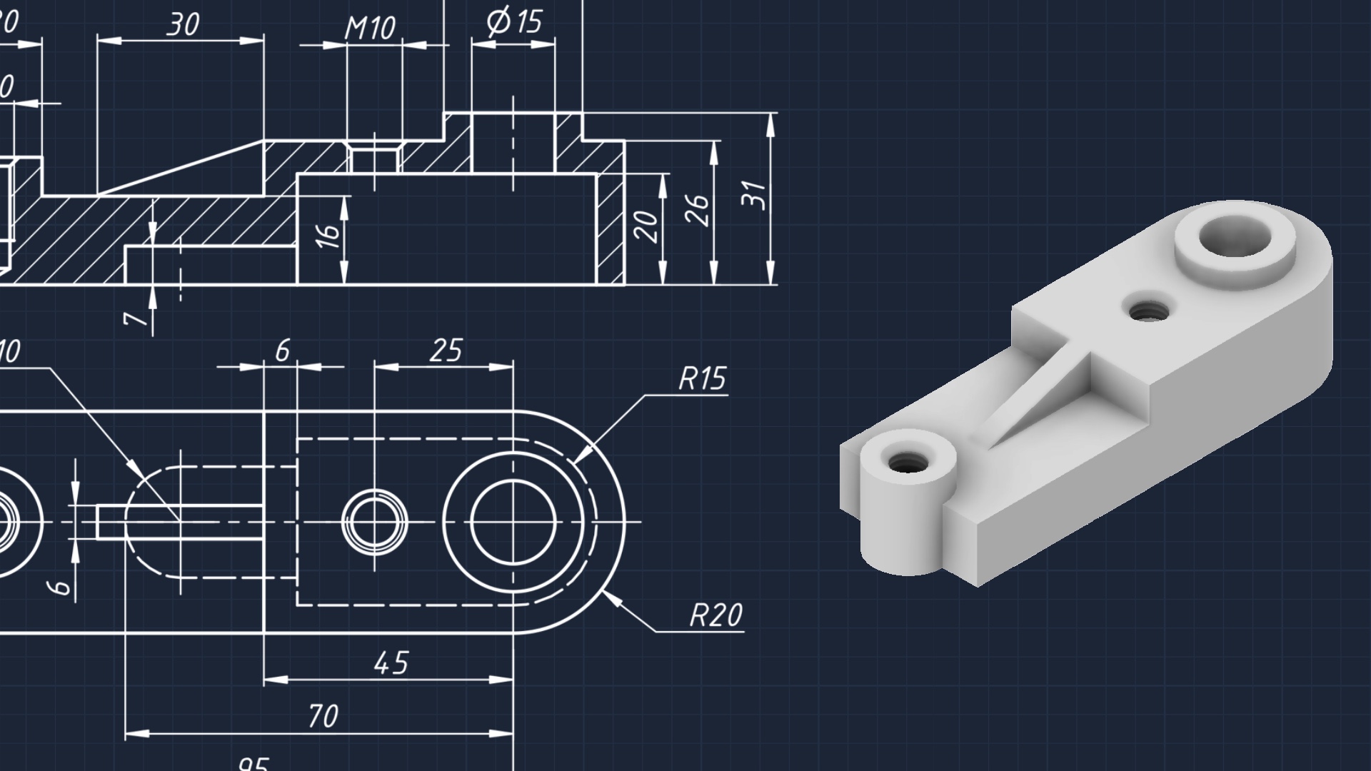 Autodesk inventor 2016 трехмерное моделирование деталей и выполнение электронных чертежей