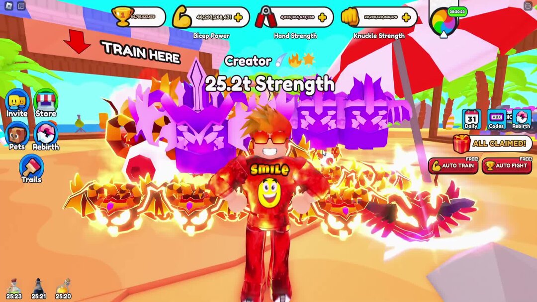 коды в симулятор армрестлинга на петов