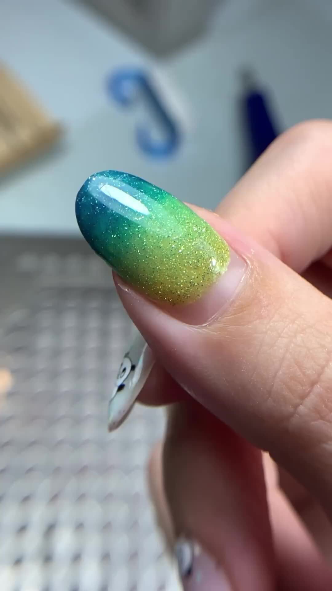 tanyaa_nails | жидкие гели alta nivelo / ногти с дизайном голубой бетон ...