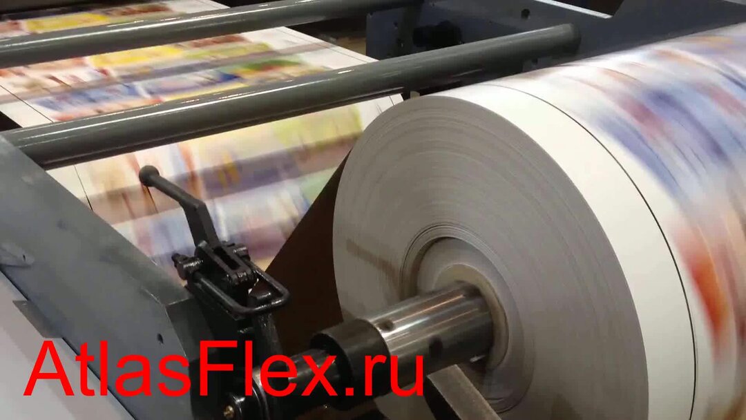 Флексографическая печатная машина hyflexo 61000 Video