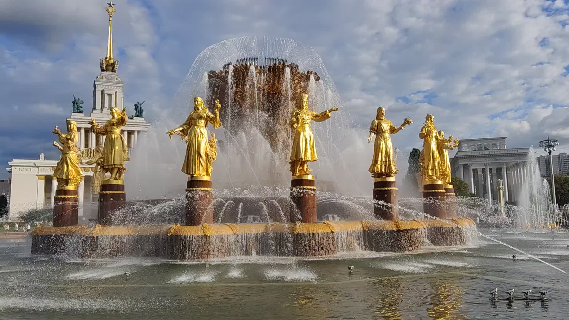 вднх в москве фонтан дружбы народов