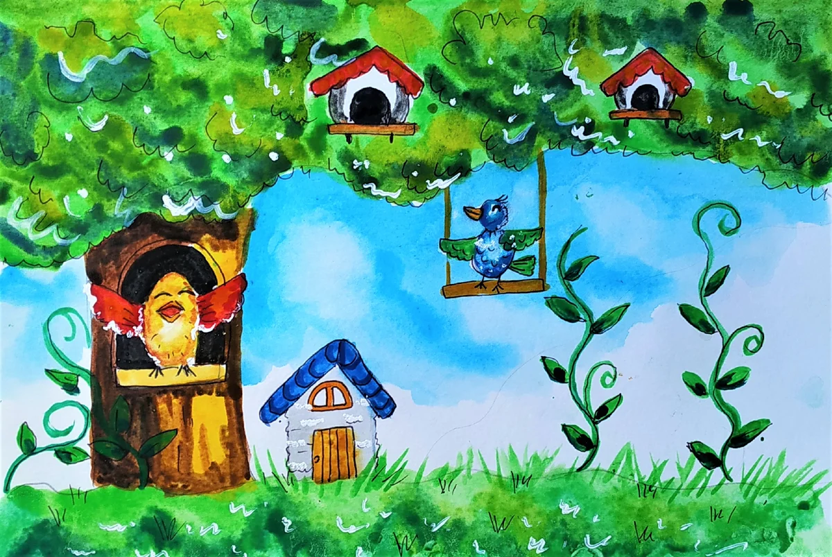 урок рисования во 2 классе сказка гуси лебеди. сказочные домики рисование. сказочный дом для рисования. гуси лебеди в гостях у ребят творческий конкурс. видео как нарисовать сказочный.