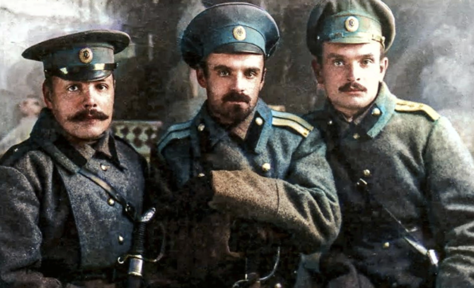 Ротмистр Кульчицкий. Штабс-Капитан 1915. Офицеры Российской императорской армии.