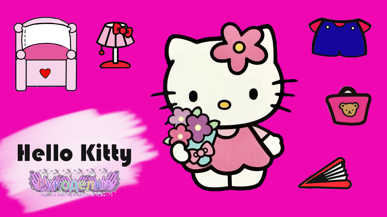 Картина по номерам hello kitty