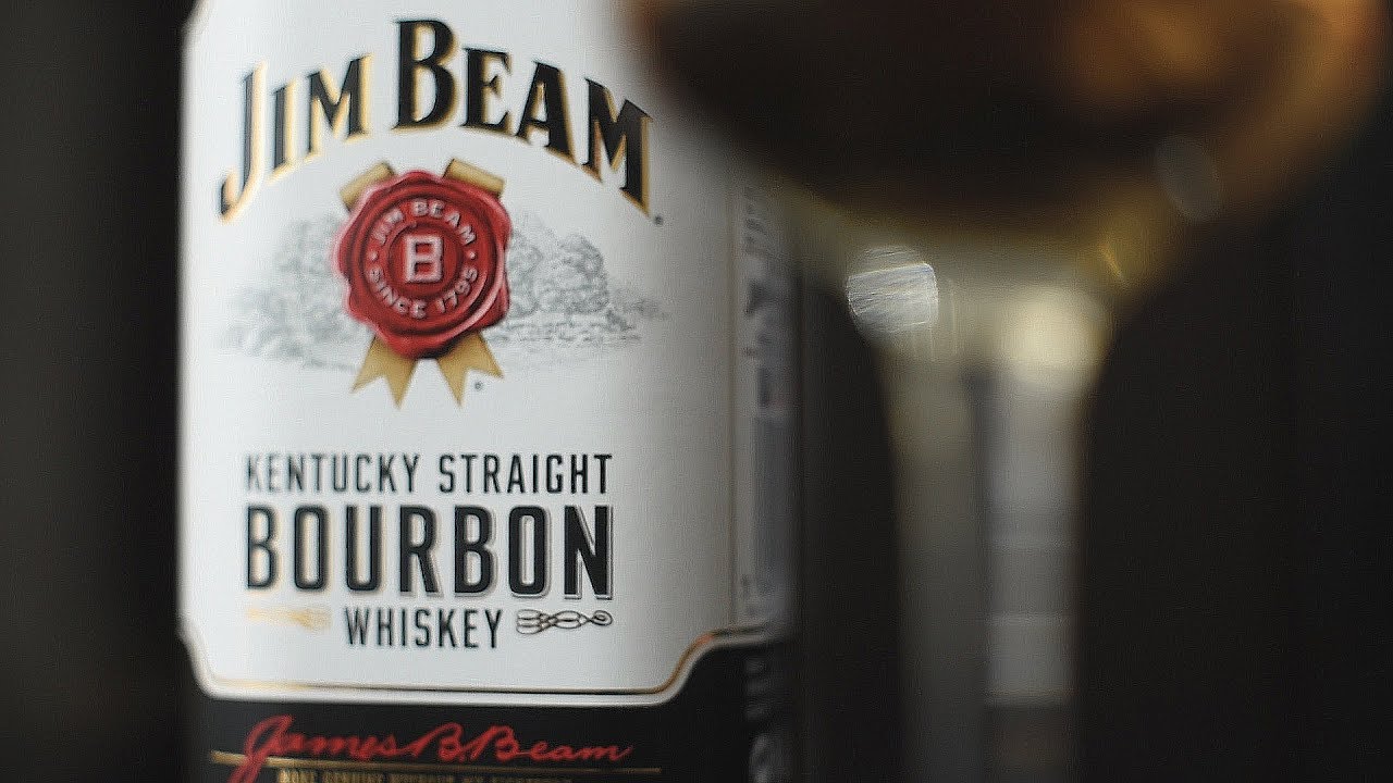 Джим Бим 225 лет. Бурбон красное и белое. Виски Бурбон красное белое. Jim Beam Kentucky straight Bourbon WH.40% 1l.