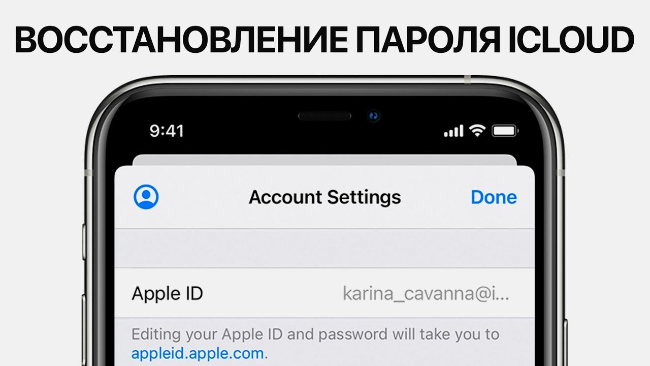 Пароль icloud