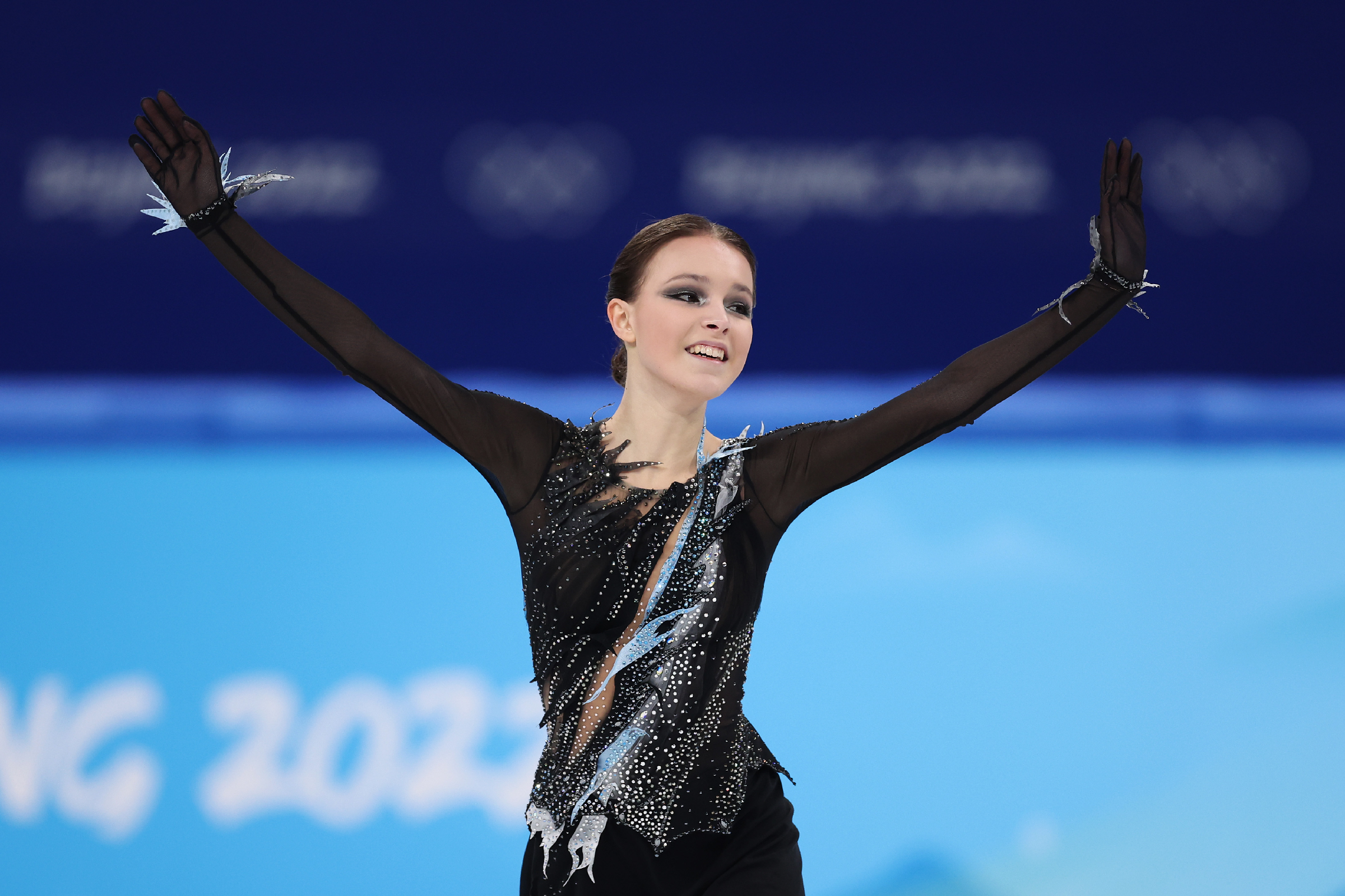 Getty images. Анна Щербакова 2022. Анна Щербакова Пекин 2022. Анна Щербакова фигуристка Пекин. Анна Щербакова фигурное катание 2022.