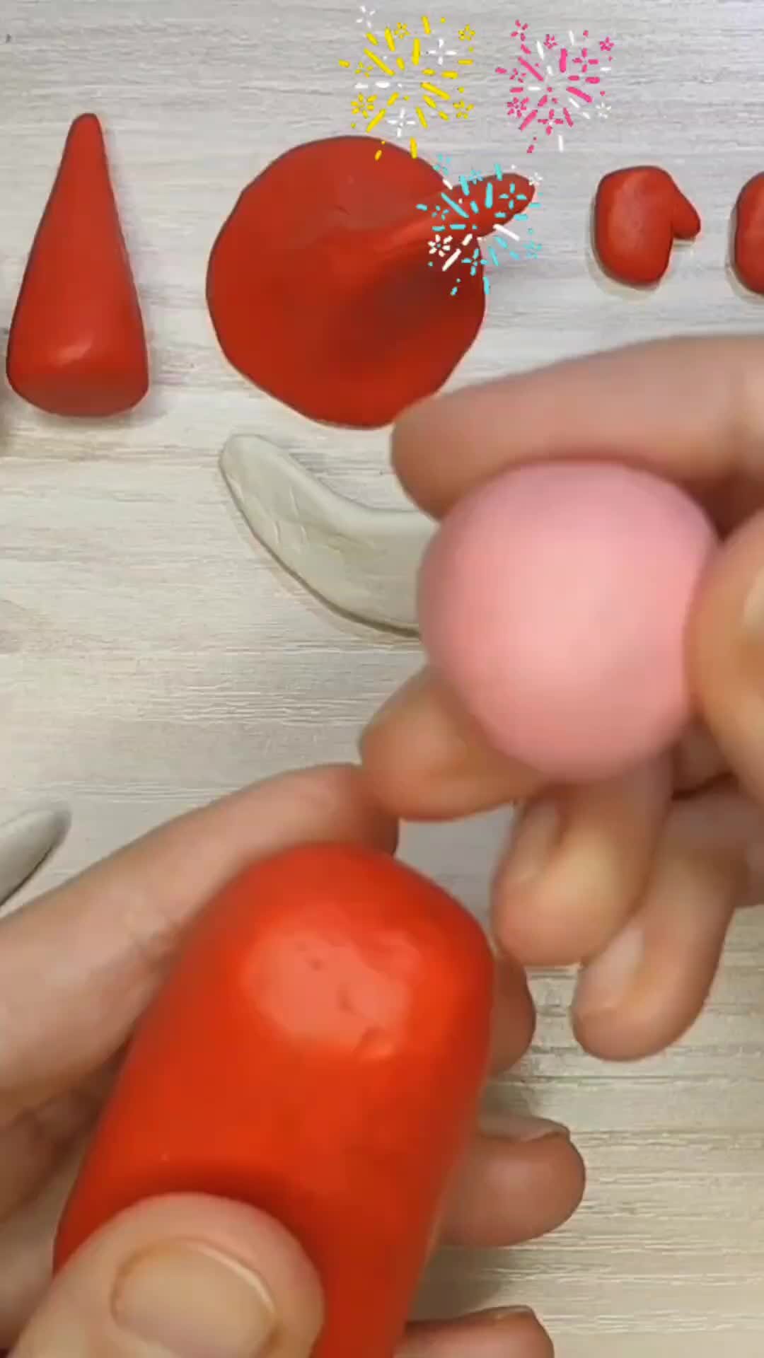 Как слепить деда мороза из пластилина