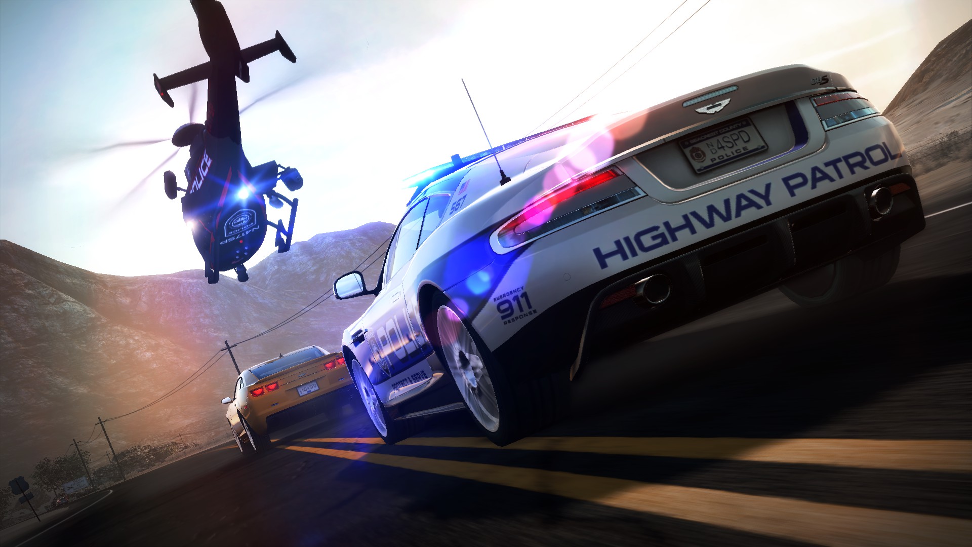 Порше Кайен полиция NFS the Run