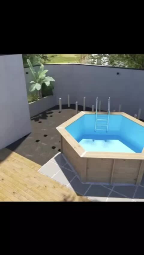 Чем покрасить деревянный подиум под бассейн?