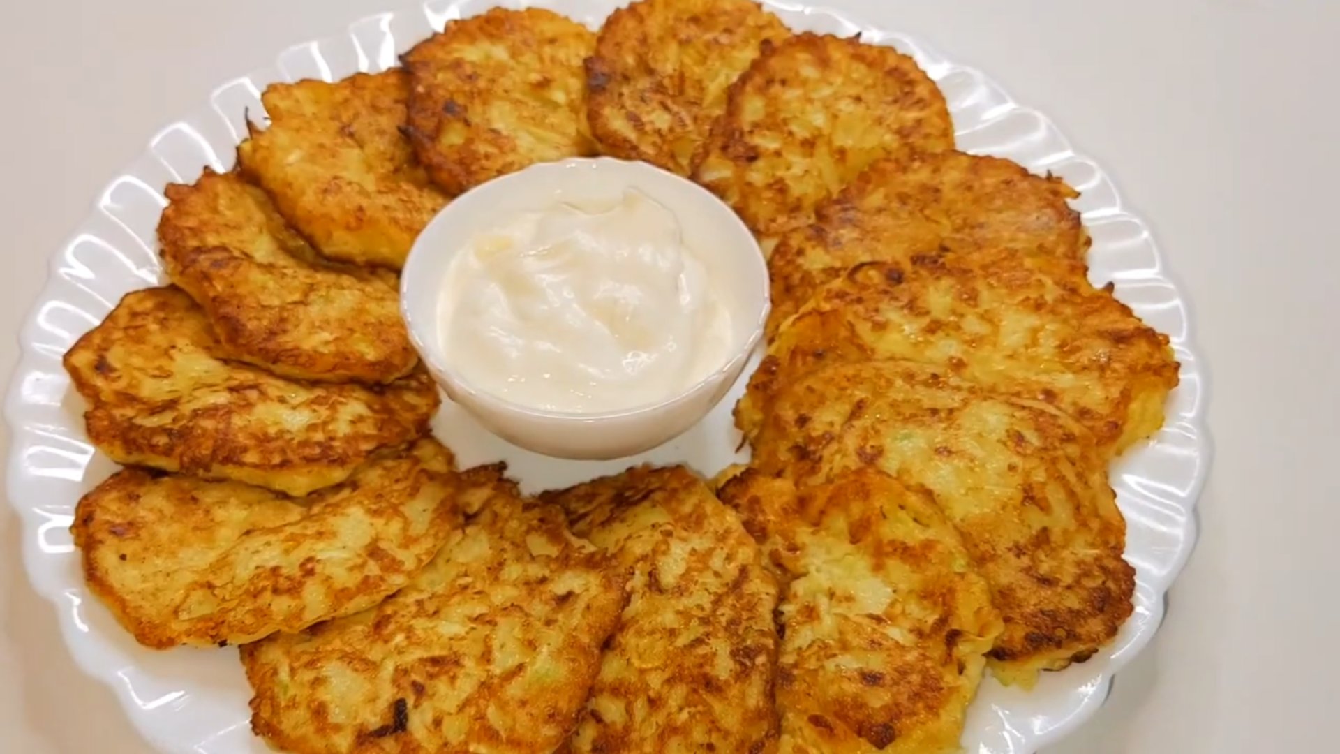 Кабачковые оладьи без муки
