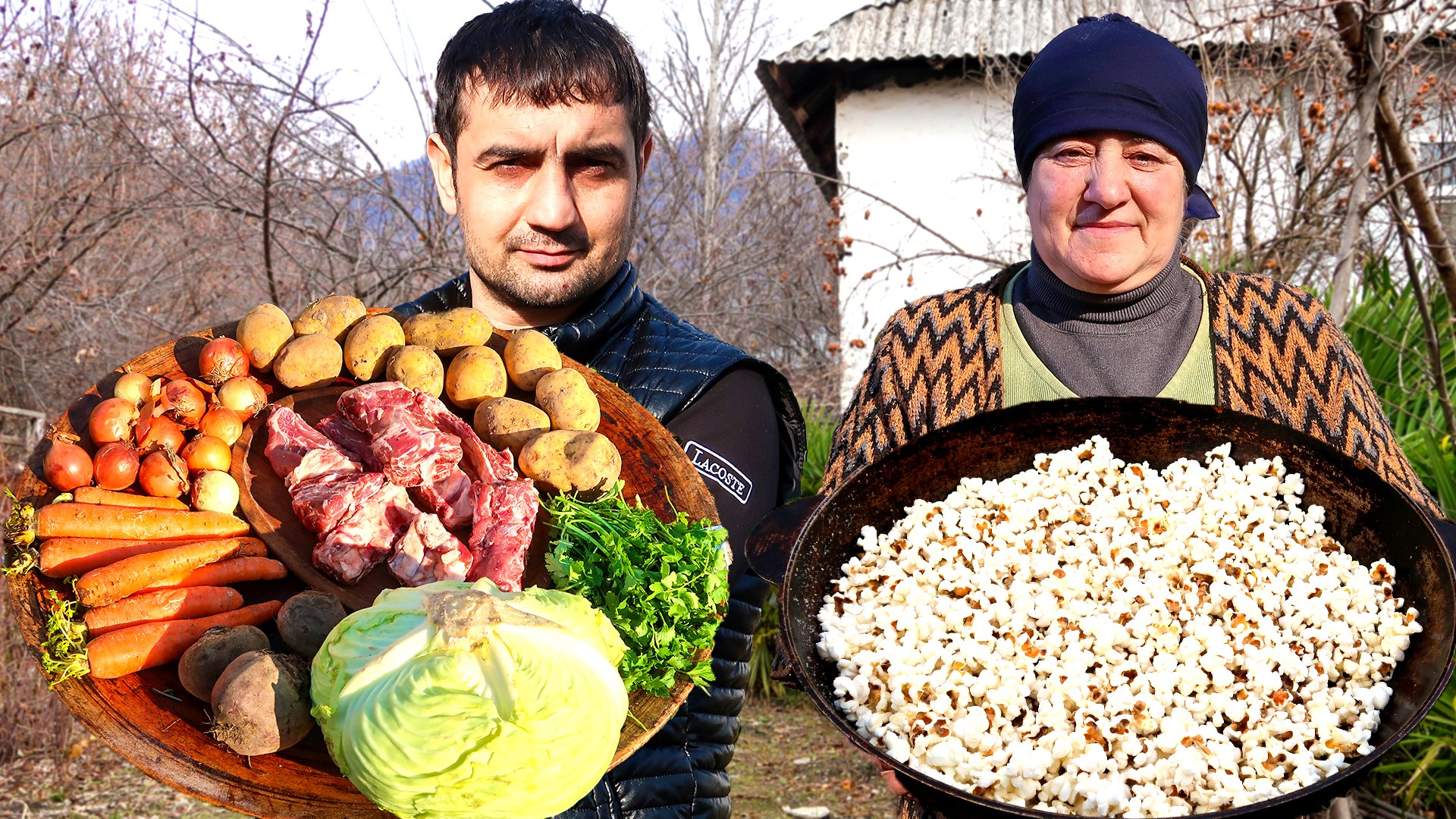 Азербайджанская деревня готовит жена