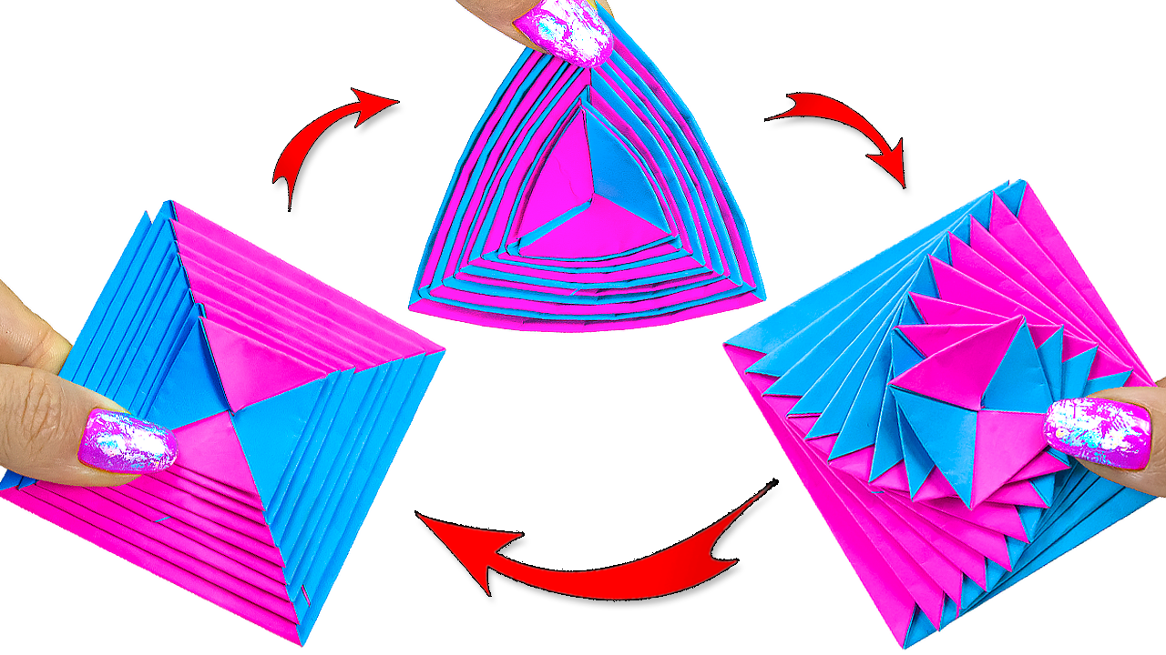 Поделки самоделки без клея. Игрушка антистресс из бумаги. Оригами игрушка антистресс. Игрушка антистресс своими руками из бумаги. Игрушки оригами из бумаги своими руками.