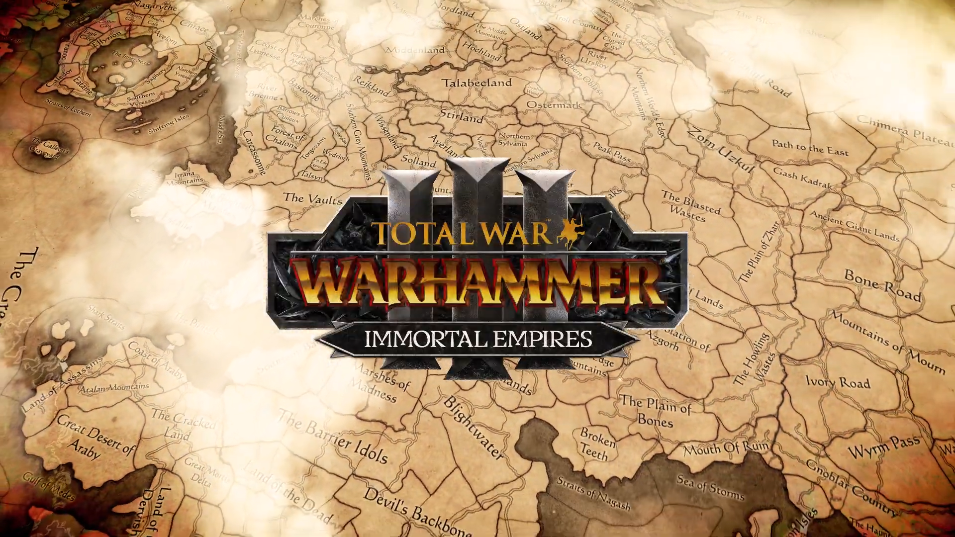 Total War Warhammer 3 Immortal Empires карта. Бессмертные империи total War Warhammer 3. Бессмертные империи в total War Warhammer 3 карта. Карта бессмертных империй.