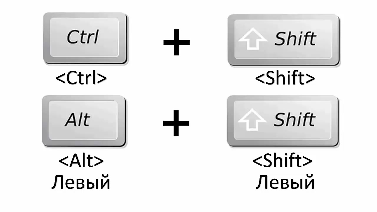 Изменить alt shift