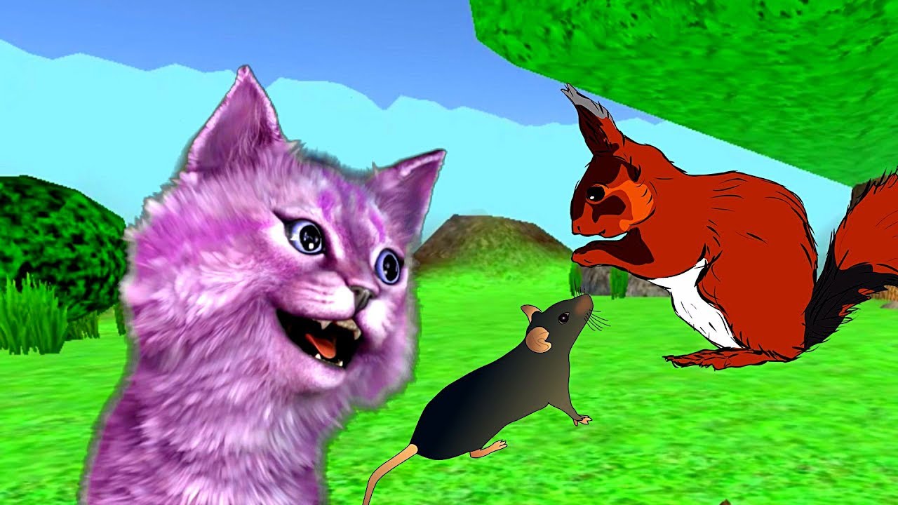 Squirrel simulator. Белка симулятор мыши.