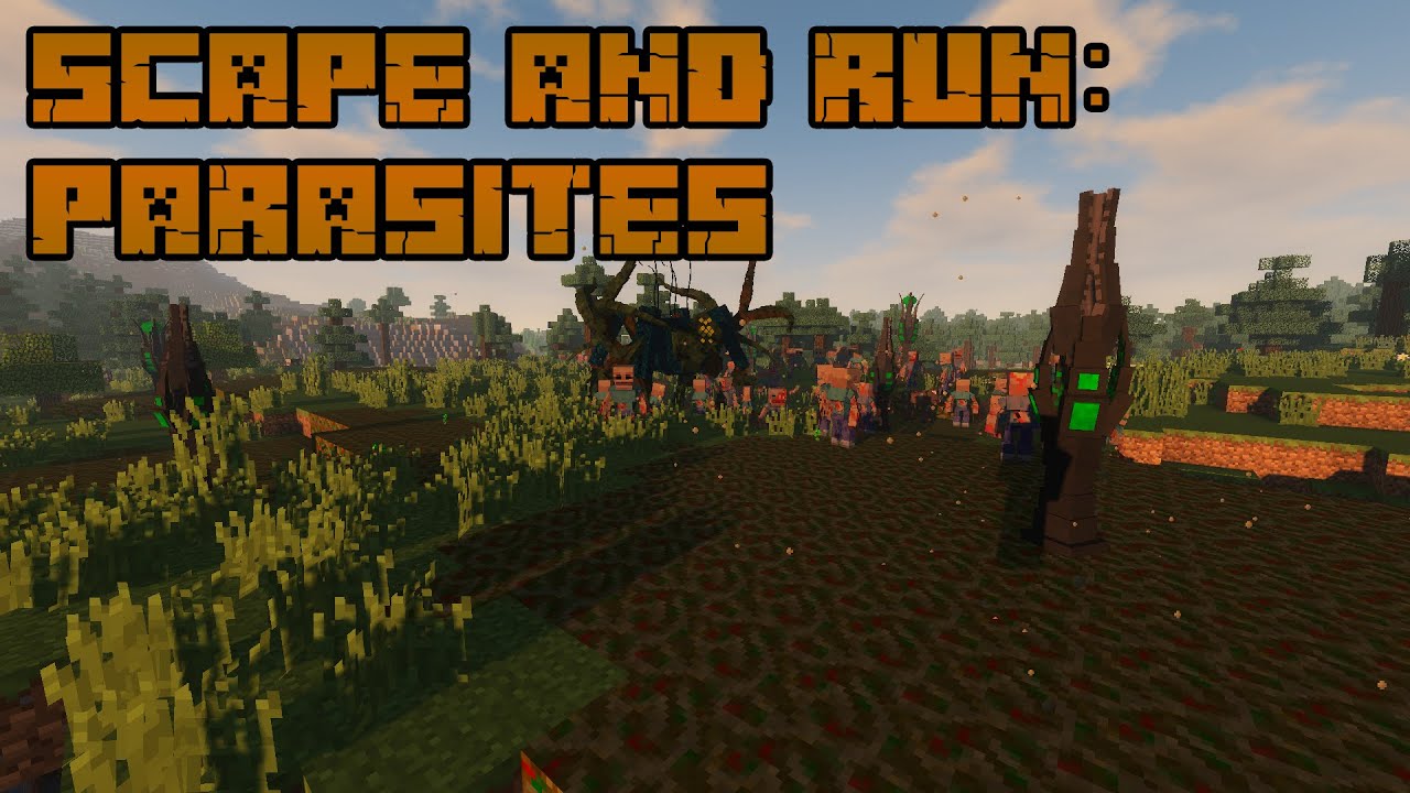 Scape and run parasites minecraft. Мод на заражение в майнкрафт. Сборка эпоха паразитов для майнкрафт. Scape and Run Monstress. Обновление мода паразиты 2022 обзор майнкрафт.