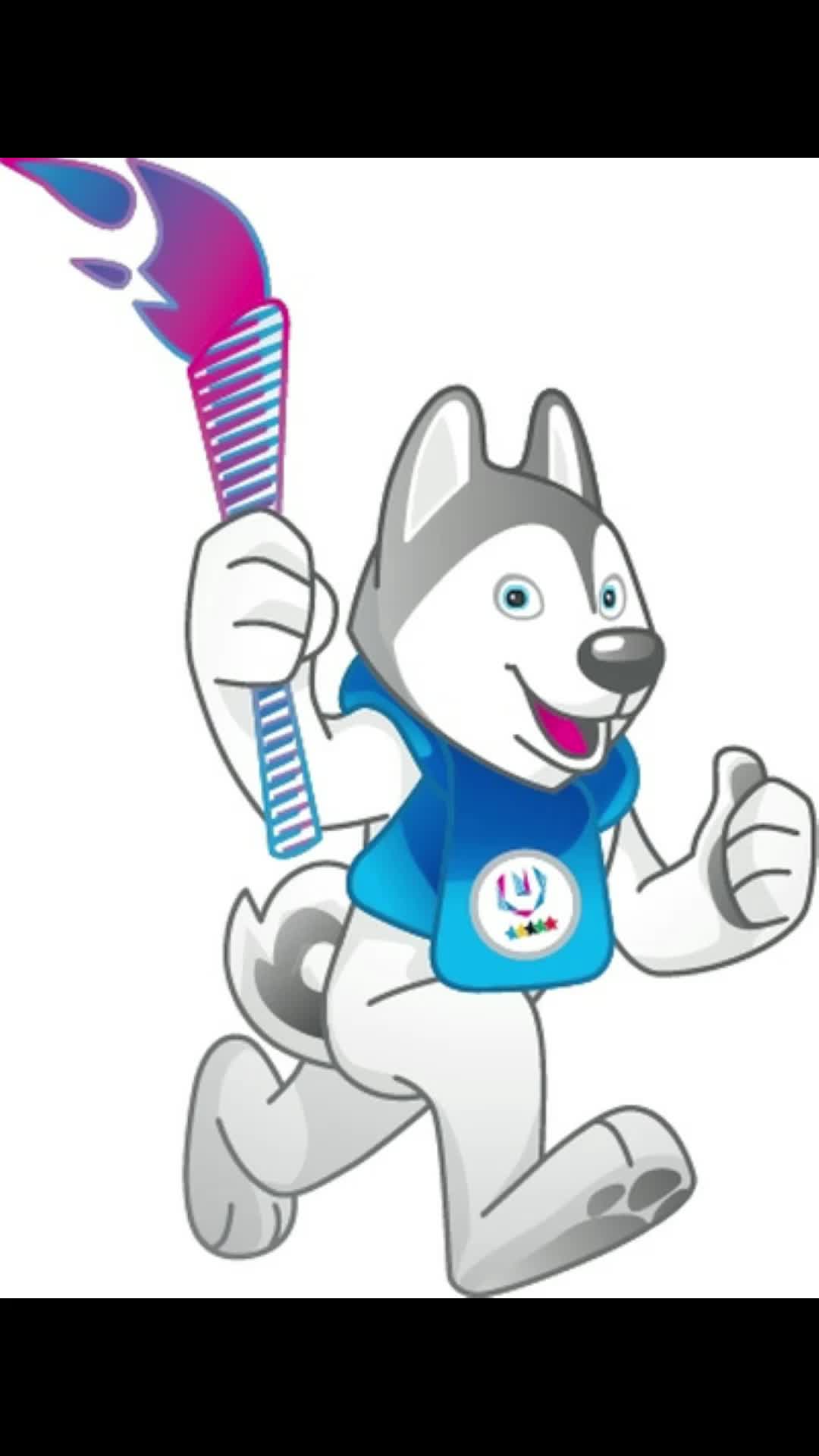 талисман универсиады в красноярске. стикер лайка. U лайка. лайка универсиада. U лайка.