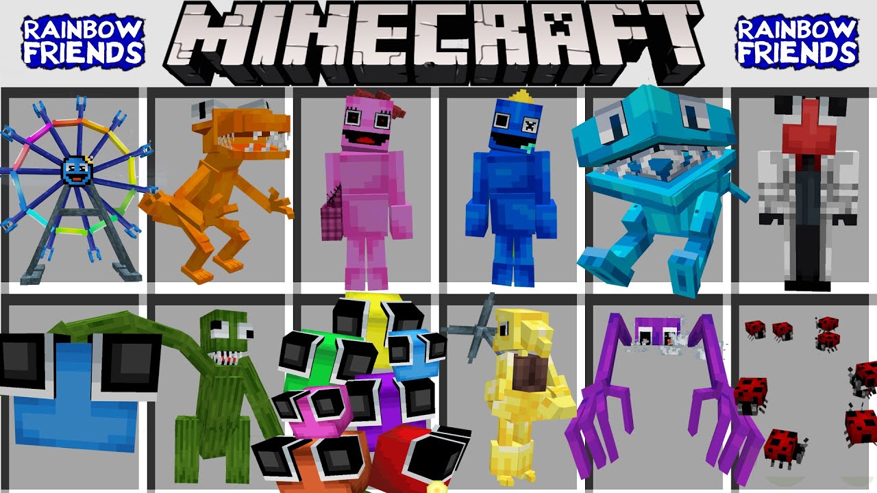 Моды на minecraft rainbow friends