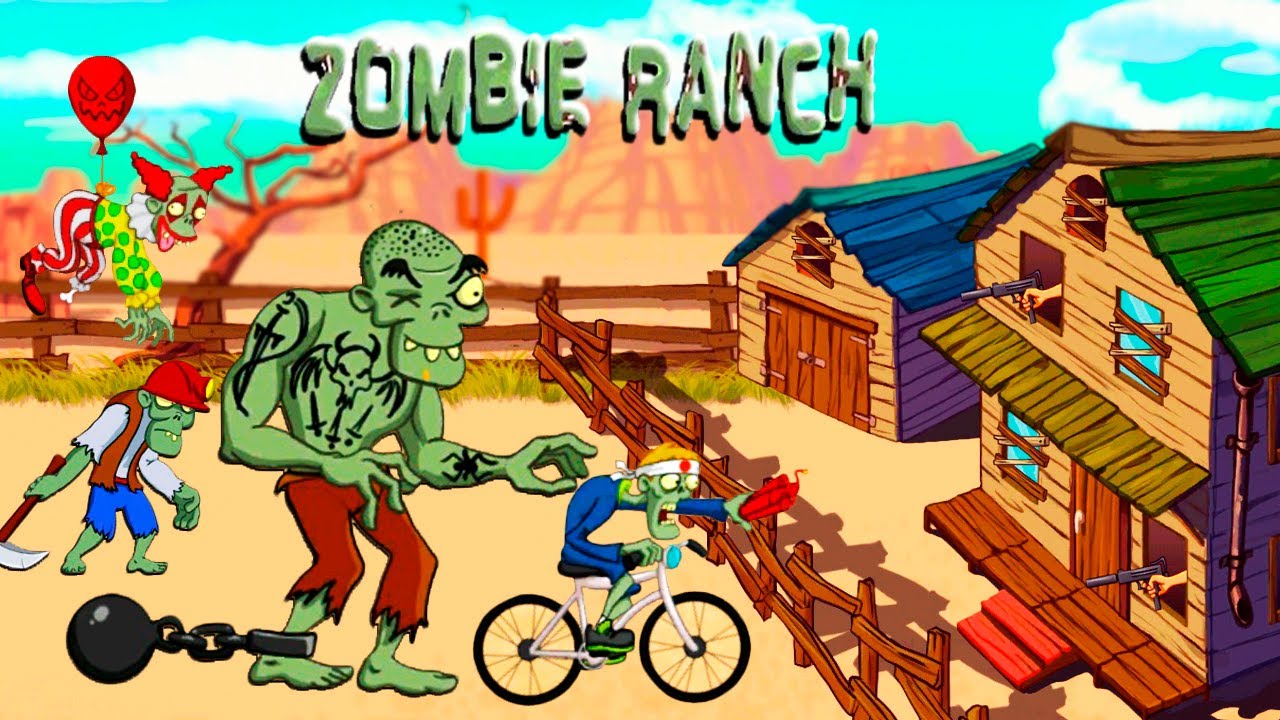 Кул геймс зомби. Осторожно зомби игра. Zombie Ranch. Зомби с молотом в зомби ранчо.