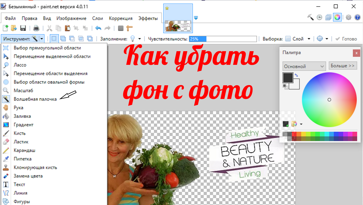 Paint net как вставить картинку в картинку