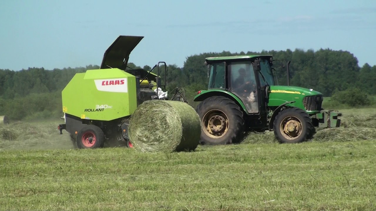 Сено с гектара. Пресс-подборщики рулонные CLAAS Rollant 240-255