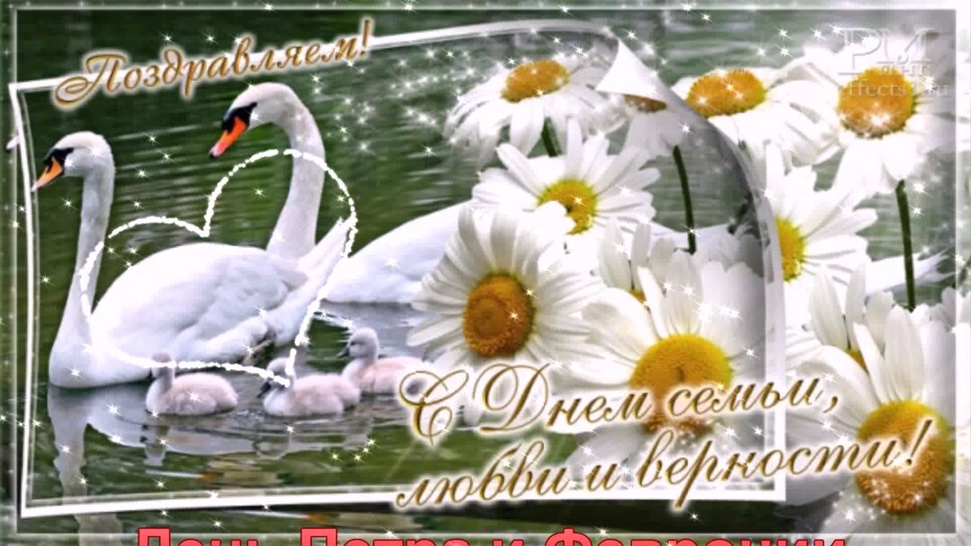 День семьи любви и верности мерцающие. С днём семьи любви и верности поздравления. День семьи любви и верности мерцающие. День семьи любви и верности мерцающие. Открытки с днём семьи любви и верности.